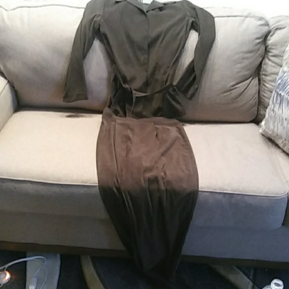 Olive Green business suit
